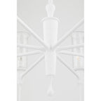 Chisel 16-Light Chandelier in Black Iron 41.25L x 41.25W x 28H