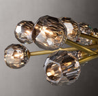 Boule De Cristal Smoke Glass Round Chandelier 60"