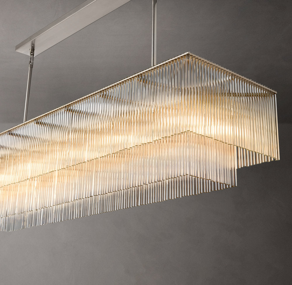 Amadeo Rectangular Chandelier 54"