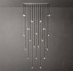 Pearl Rectangular Chandelier 72"