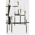 Bowery 6-Light Chandelier in Aged Old Bronze 28L x 28W x 24.5H