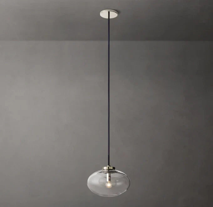 Cabrette Clear Glass Pendant