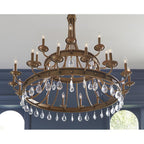 Krista 48 Inch 24 Light Chandelier