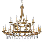 Krista 48 Inch 24 Light Chandelier
