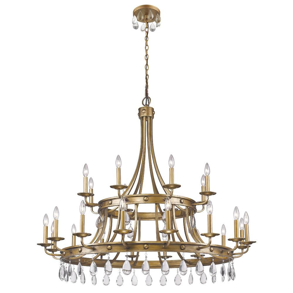 Krista 48 Inch 24 Light Chandelier