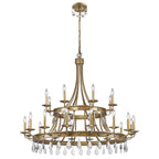 Krista 48 Inch 24 Light Chandelier