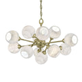 Alabaster Globes 12 Light Chandelier