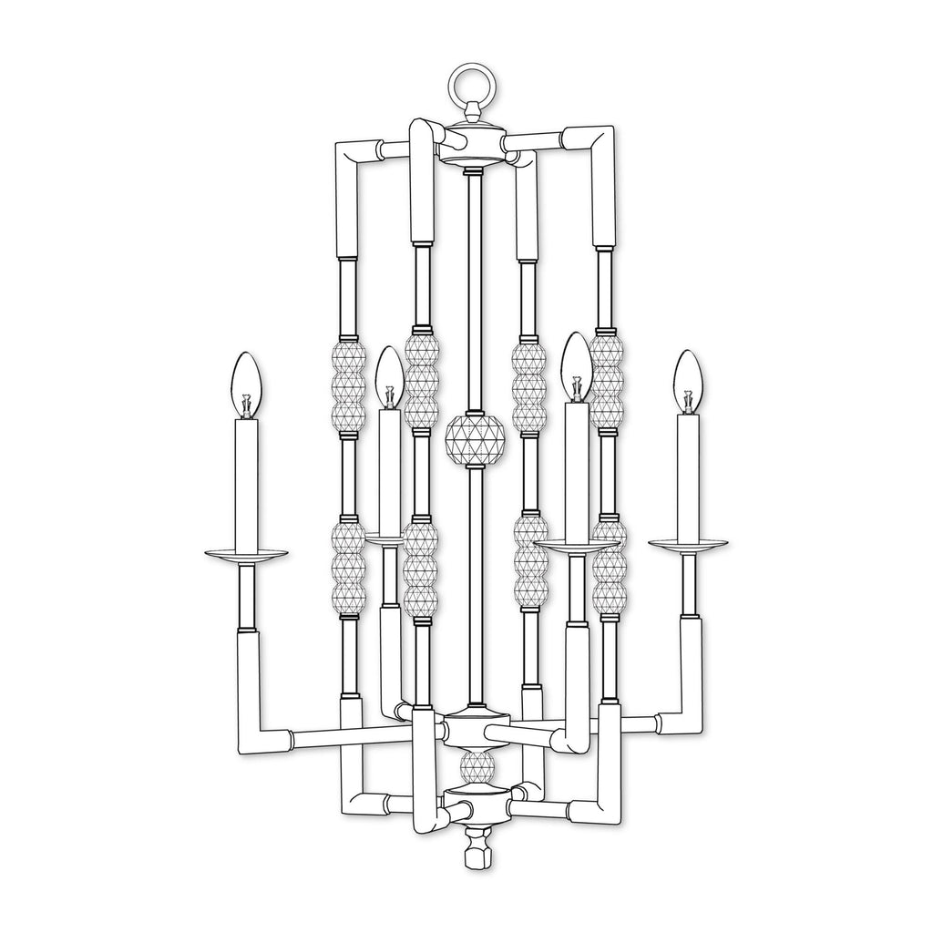 Magro 4 Light Mini Chandelier