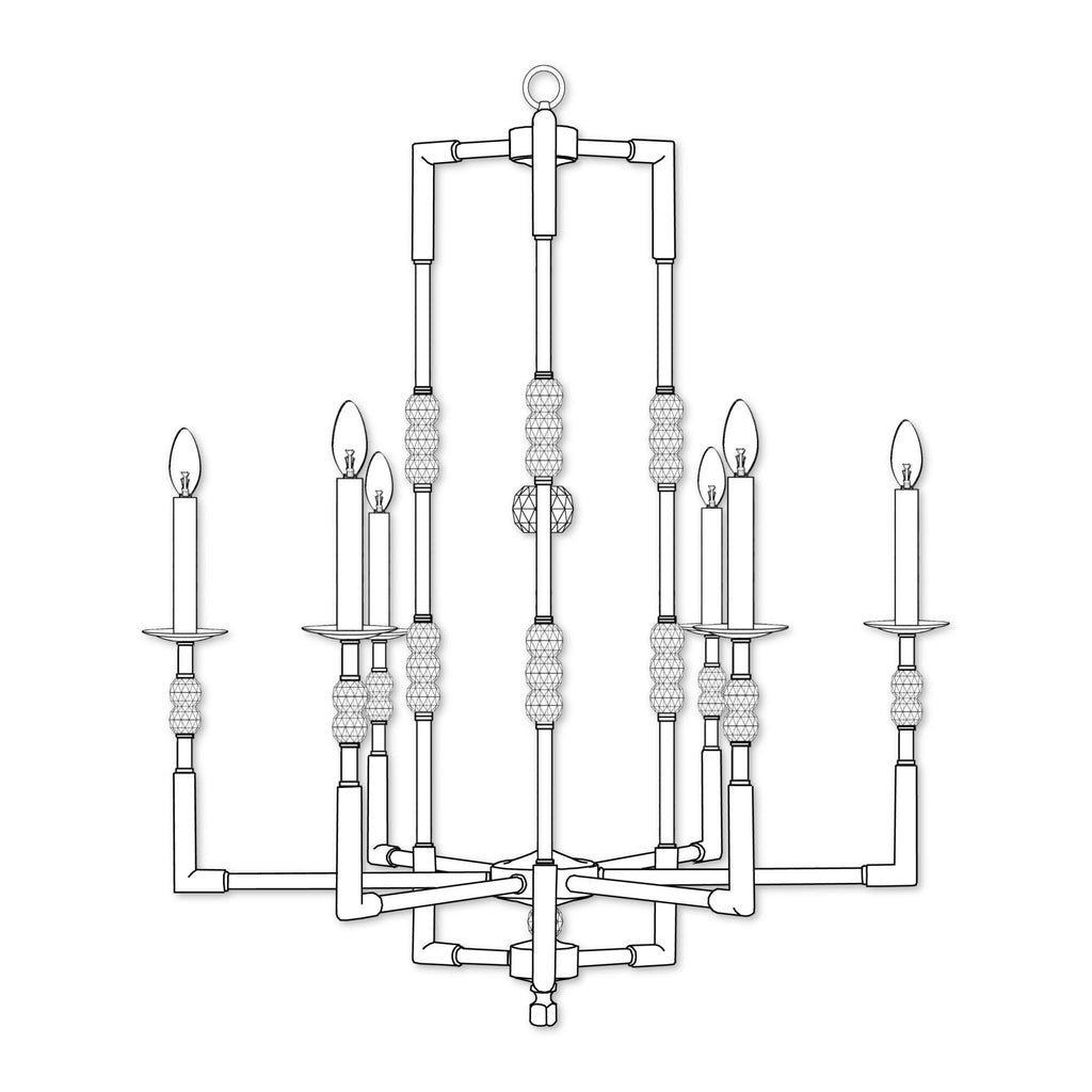 Magro 6 Light Chandelier