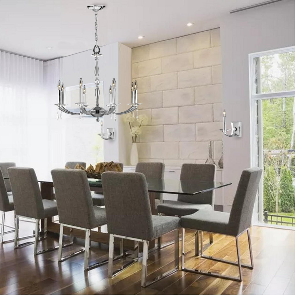 Kensington 29 Inch 8 Light Chandelier