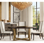 Chiara Smoke Glass Tiered Round Chandelier 37"