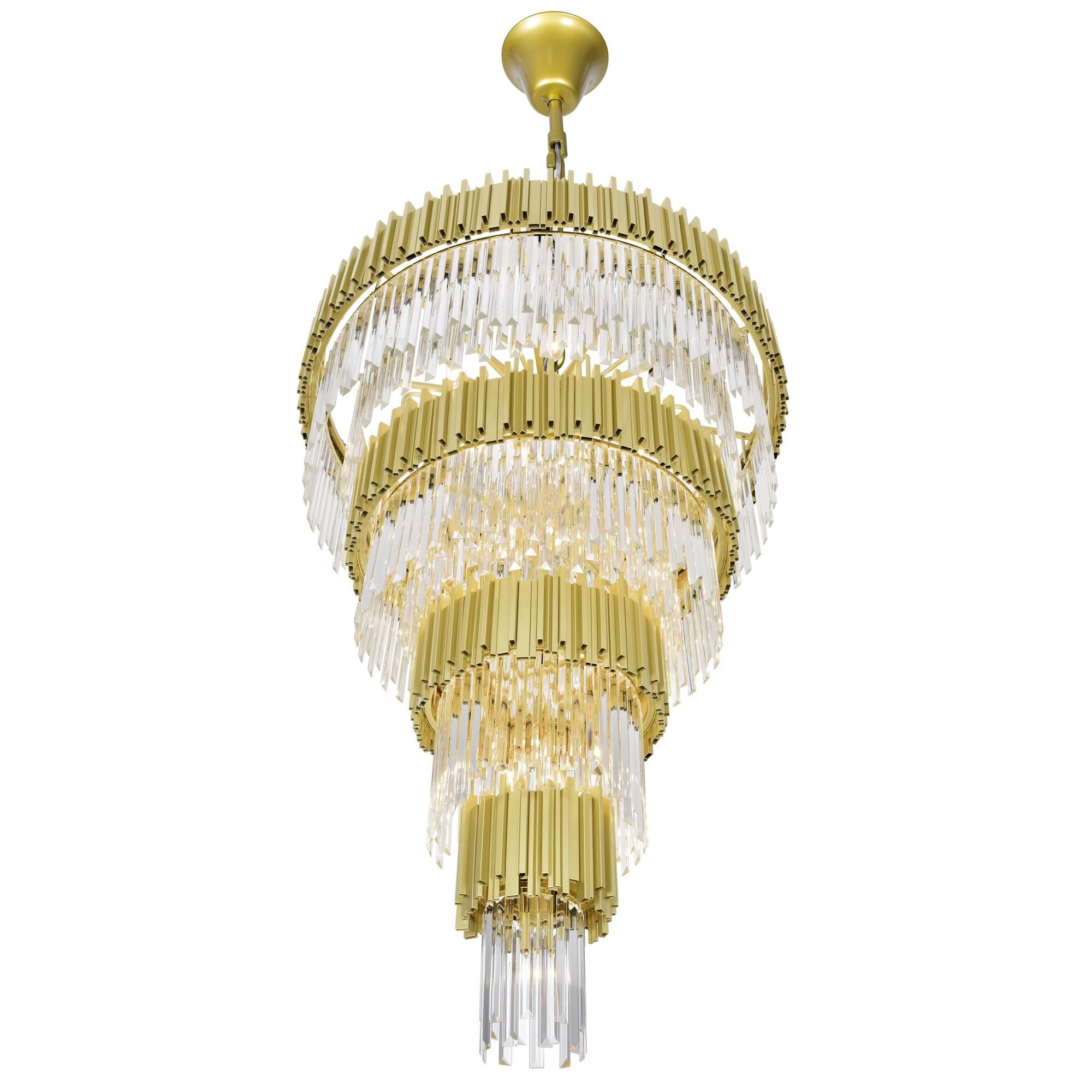 Deco 40 Inch 34 Light Chandelier