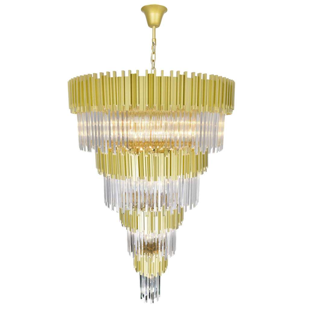 Deco 40 Inch 34 Light Chandelier