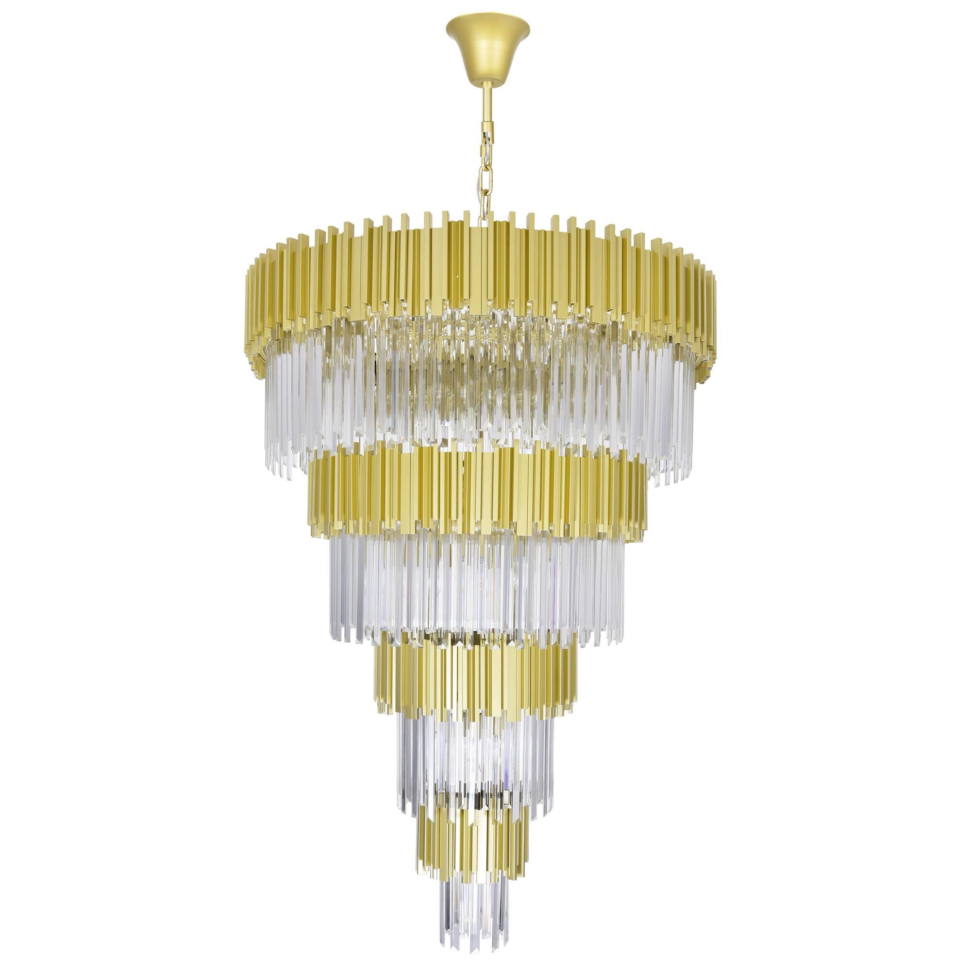 Deco 40 Inch 34 Light Chandelier
