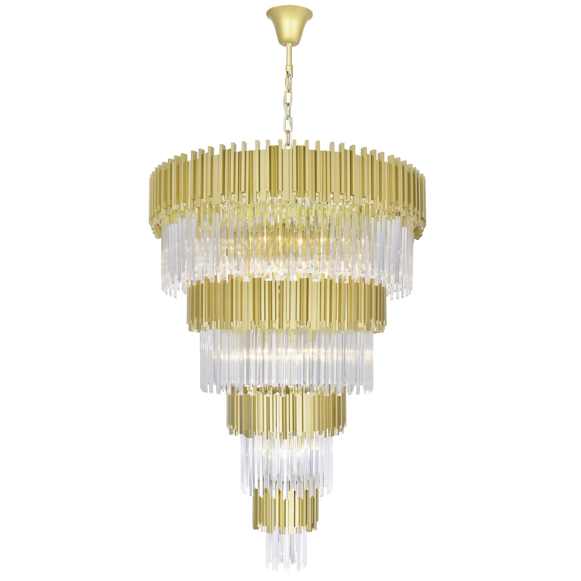 Deco 40 Inch 34 Light Chandelier