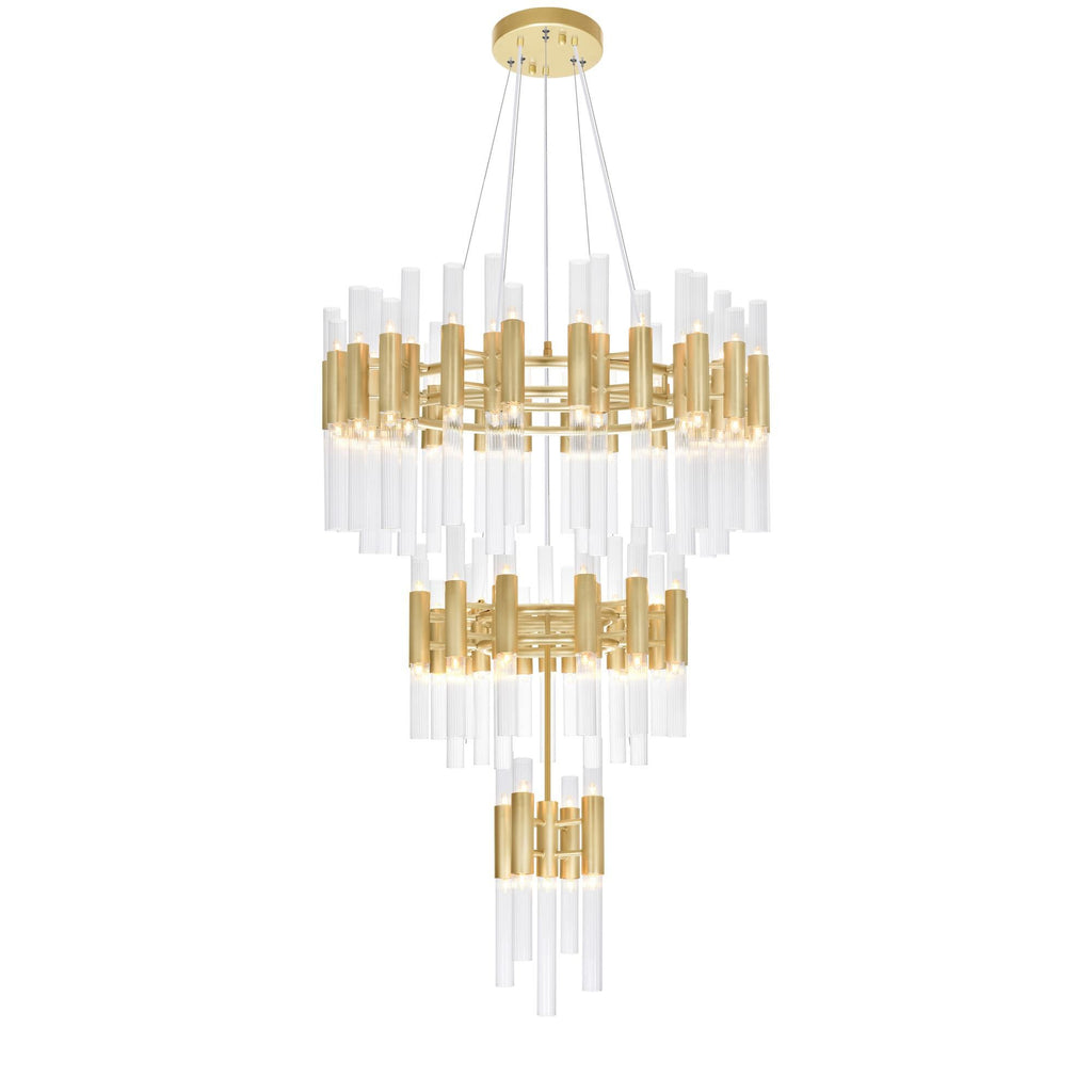 Orgue 32 Inch 123 Light LED Chandelier