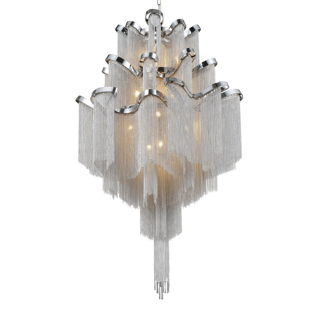 Daisy 24 Inch 17 Light Chandelier