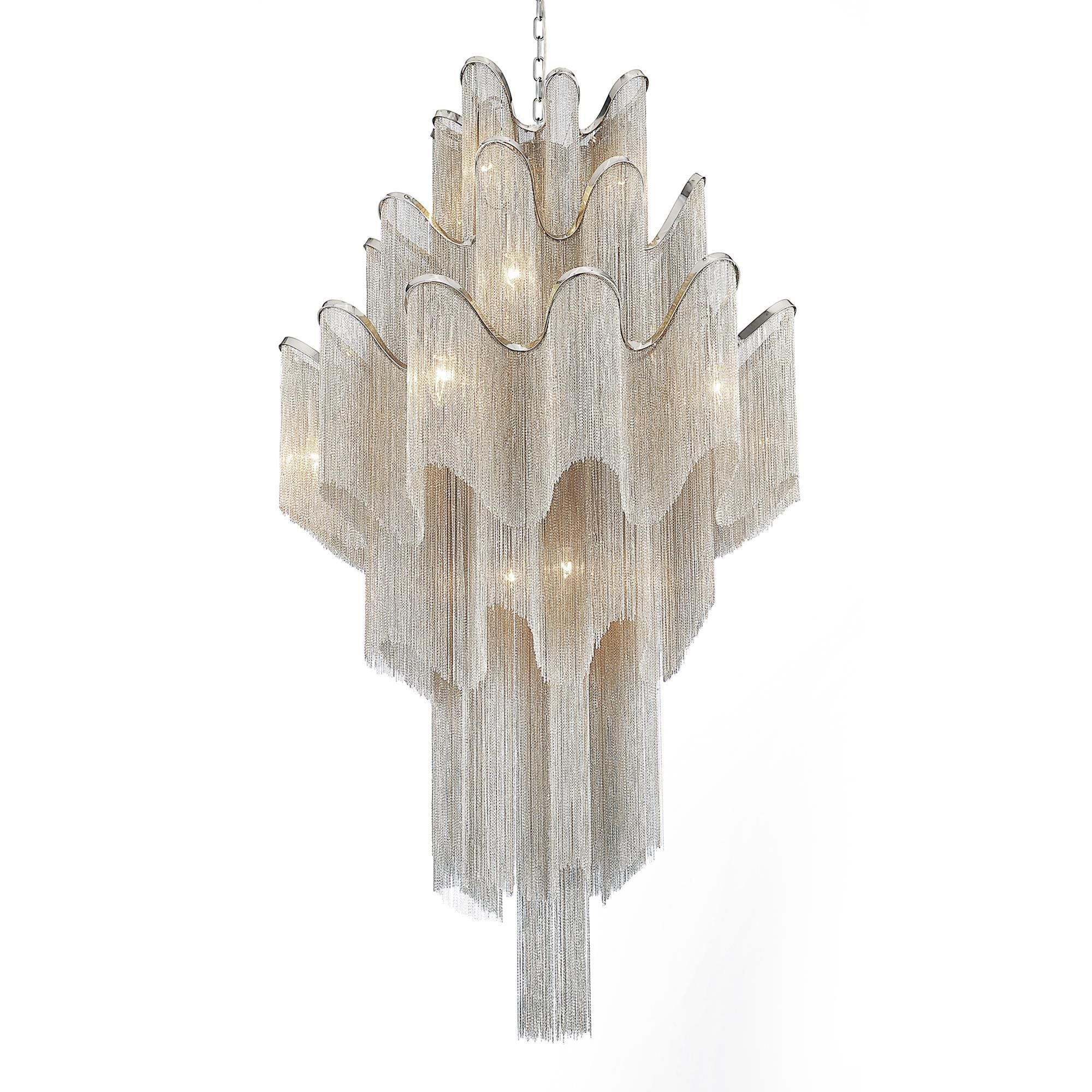 Daisy 32 Inch 17 Light Chandelier