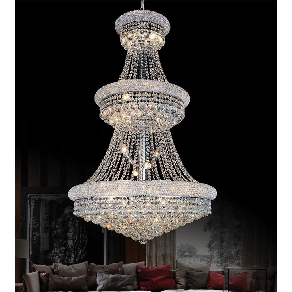 Empire 30 Inch 32 Light Chandelier