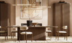 Audubon Crystal Triple Bar Linear Chandelier