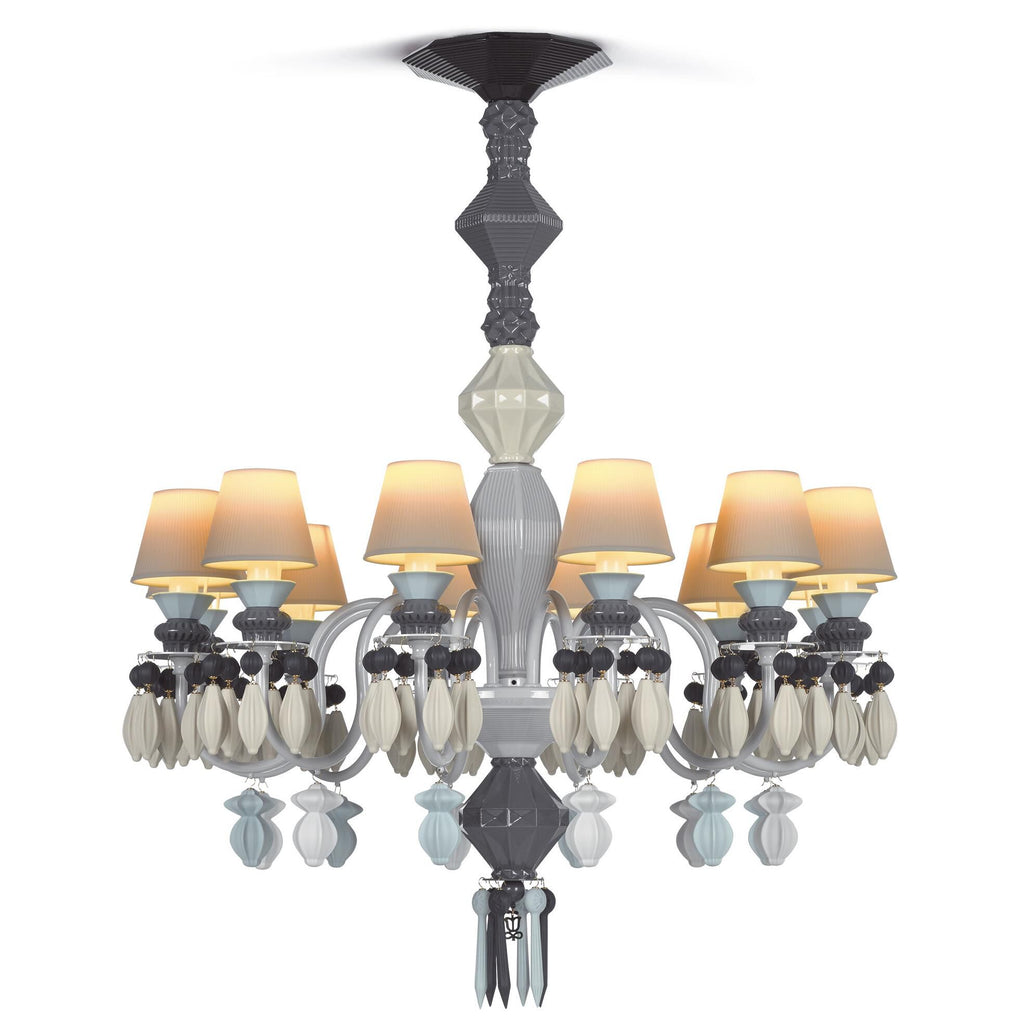Belle De Nuit 30 Inch 12 Light LED Chandelier