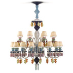 Belle De Nuit 39 Inch 24 Light LED Chandelier