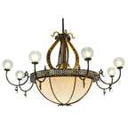 Lyre 96 Inch 18 Light Chandelier