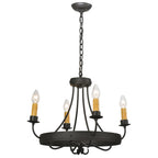Franciscan 20 Inch 4 Light Mini Chandelier