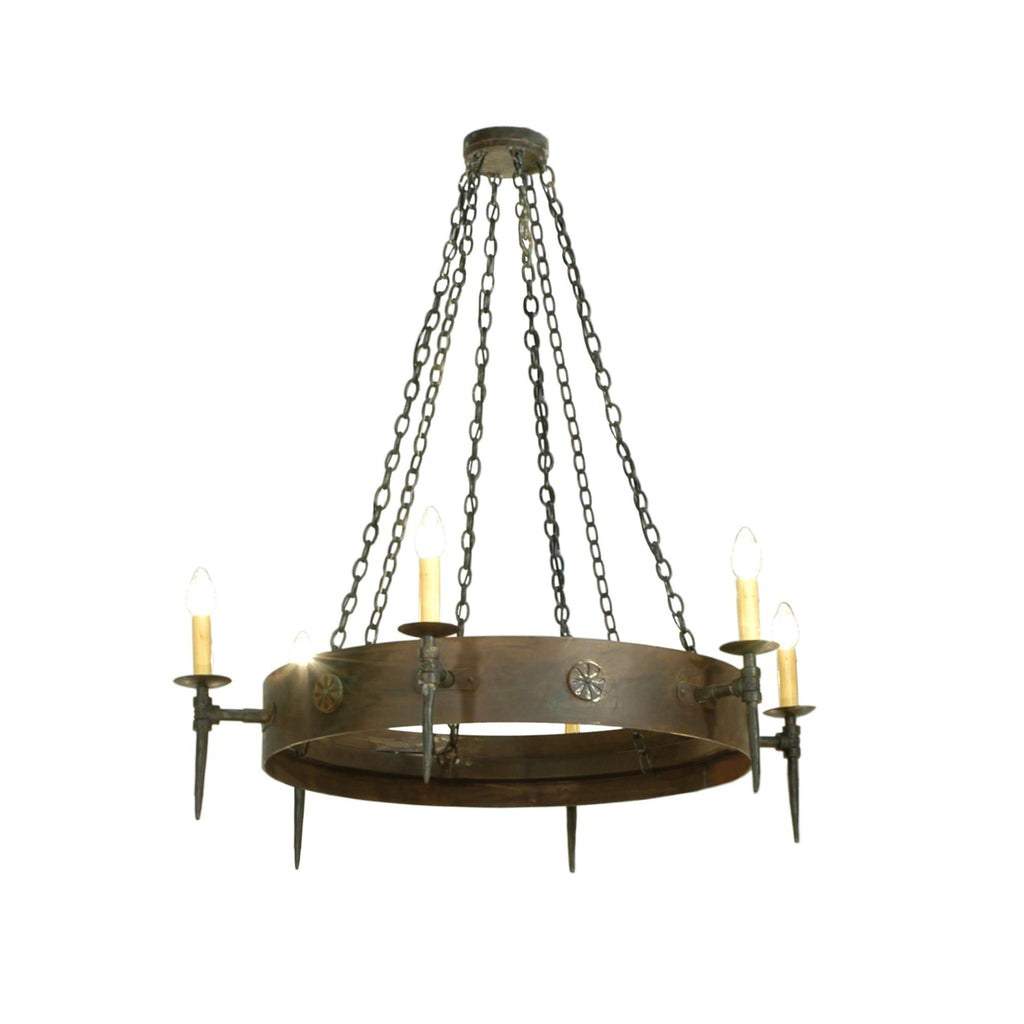 Warwick 47 Inch 6 Light Chandelier