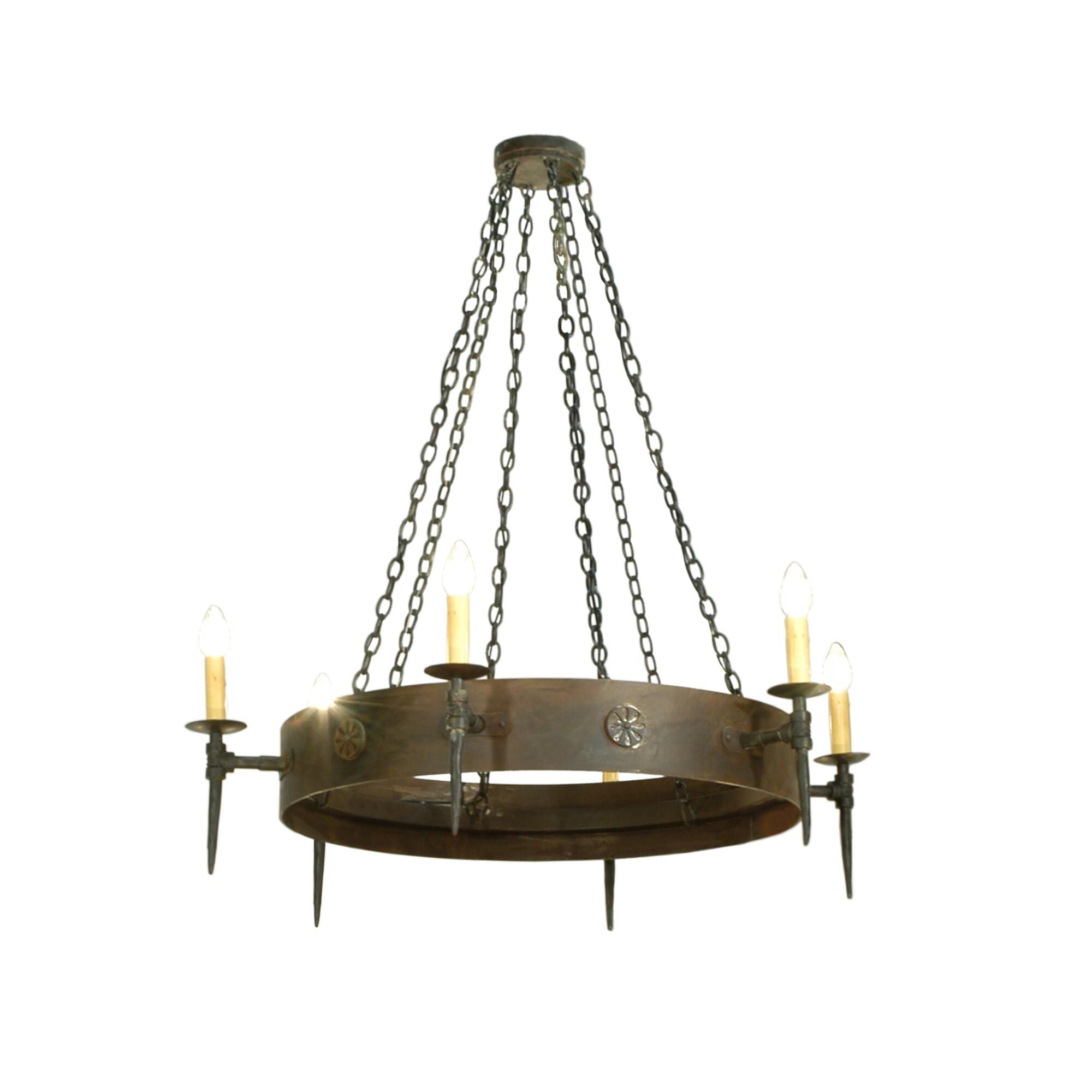 Warwick 47 Inch 6 Light Chandelier