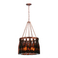 Tuscan Vineyard Estate 19 Inch 5 Light Mini Chandelier