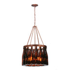 Tuscan Vineyard Estate 19 Inch 5 Light Mini Chandelier
