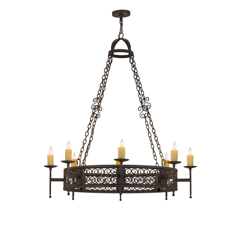 Toscano 48 Inch 2 Light Chandelier