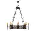 Toscano 48 Inch 2 Light Chandelier