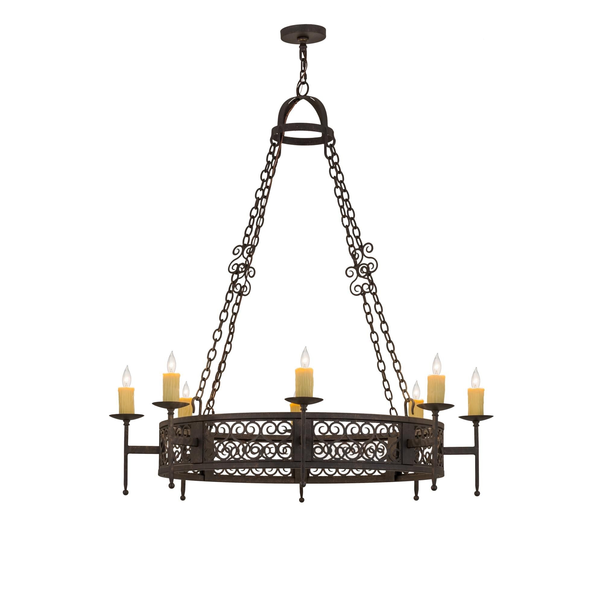Toscano 48 Inch 2 Light Chandelier