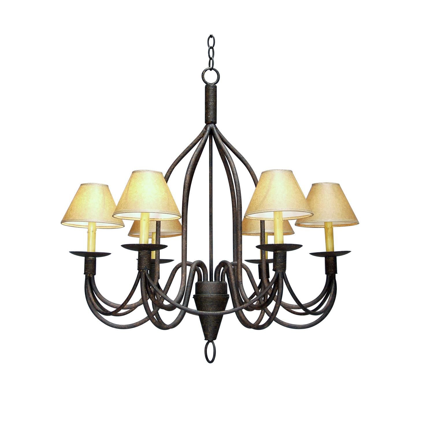 Bell 34 Inch 3 Light Chandelier