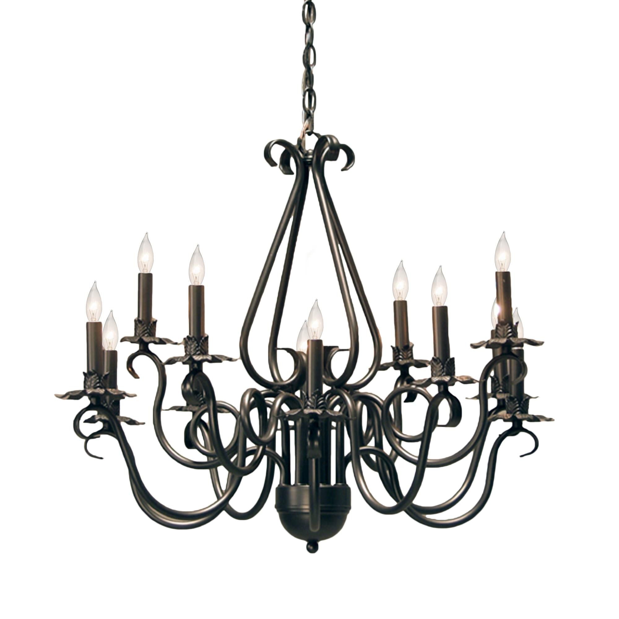 Caleb 30 Inch 2 Light Chandelier