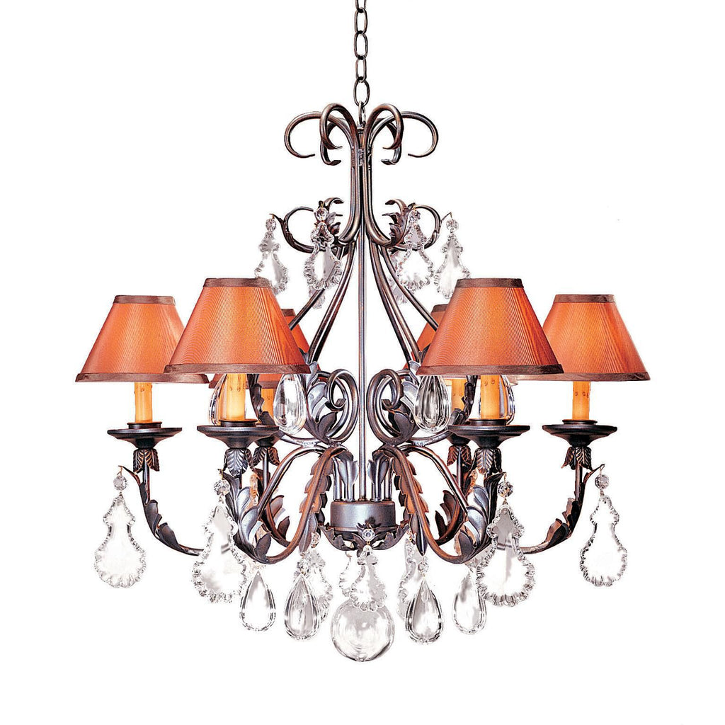 French Elegance 28 Inch 2 Light Chandelier
