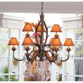 Slenderleaf 36 Inch 2 Light Chandelier