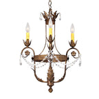 Antonia 18 Inch 3 Light Mini Chandelier