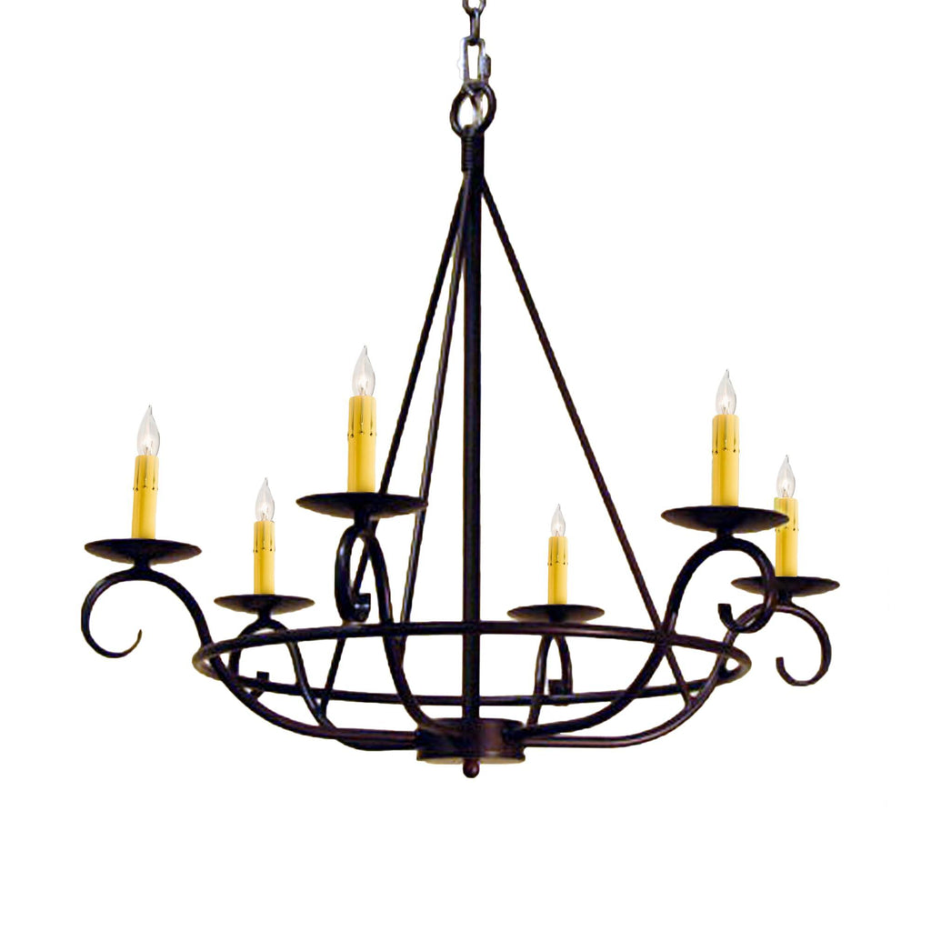 Estrella 24 Inch 6 Light Mini Chandelier