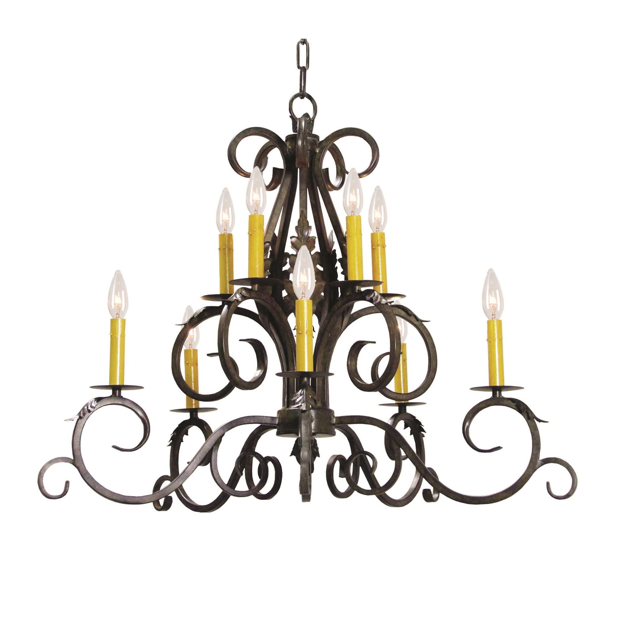 Anassa 32 Inch 6 Light Chandelier