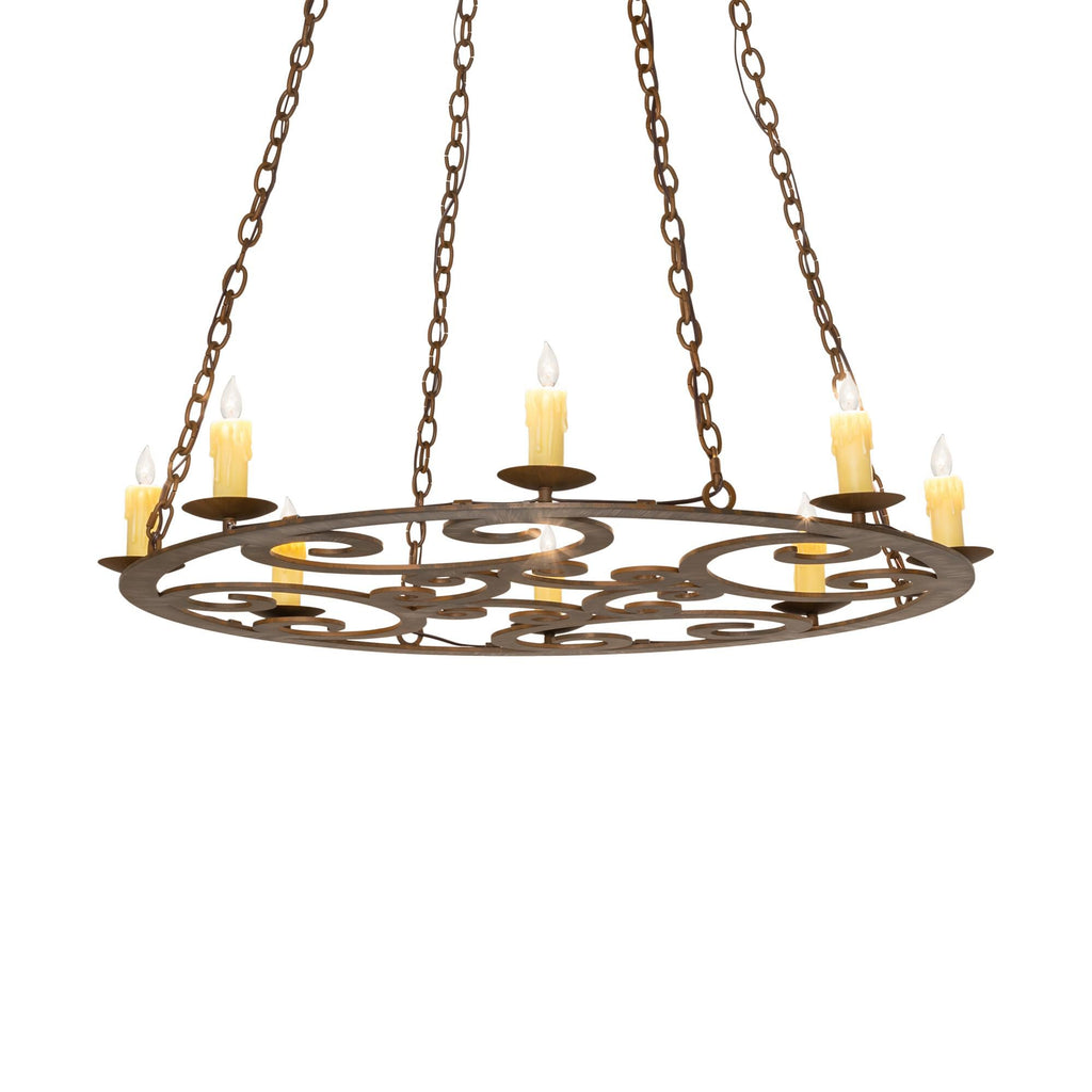 Ashley 42 Inch 2 Light Chandelier