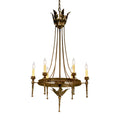 Amaury 24 Inch 6 Light Chandelier