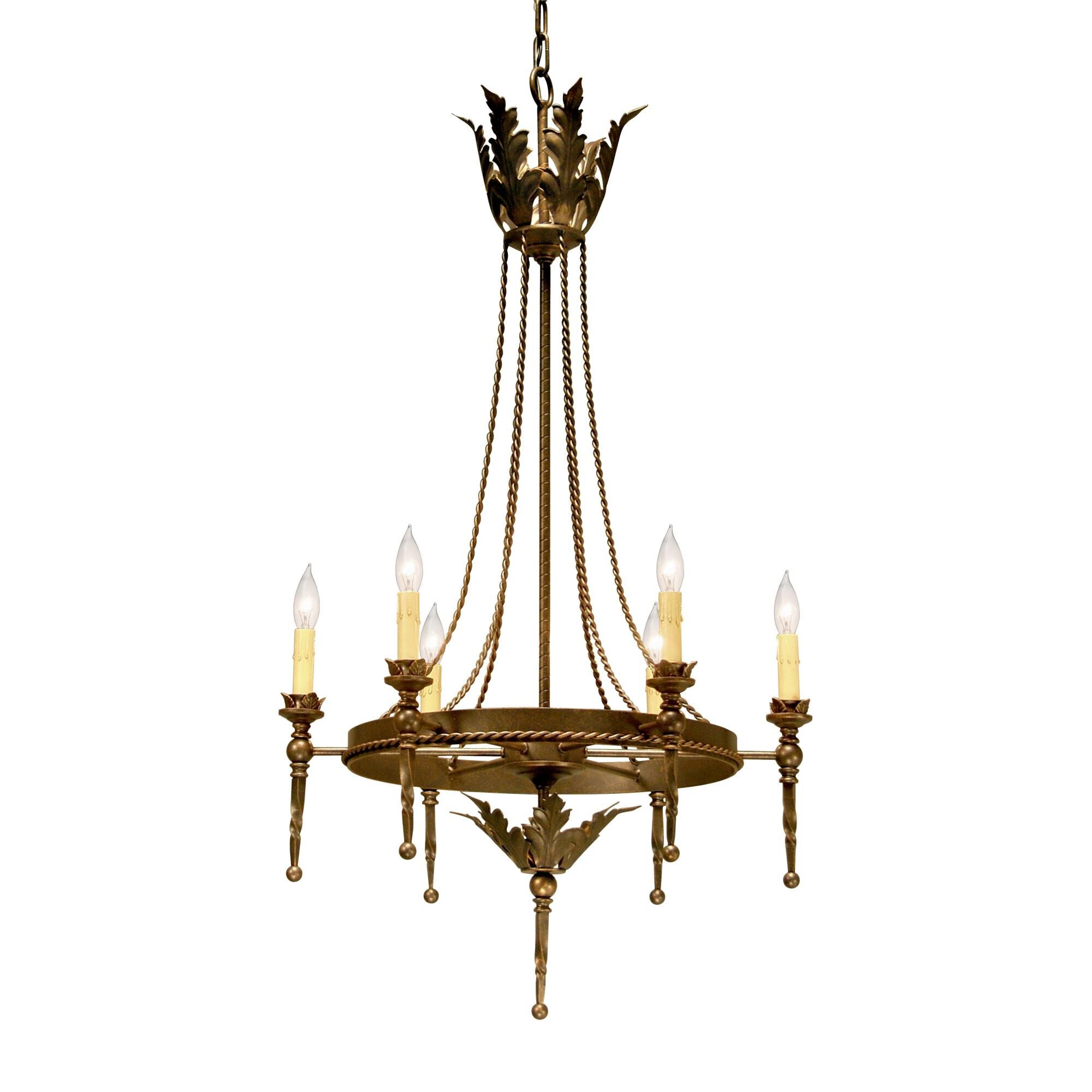 Amaury 24 Inch 6 Light Chandelier