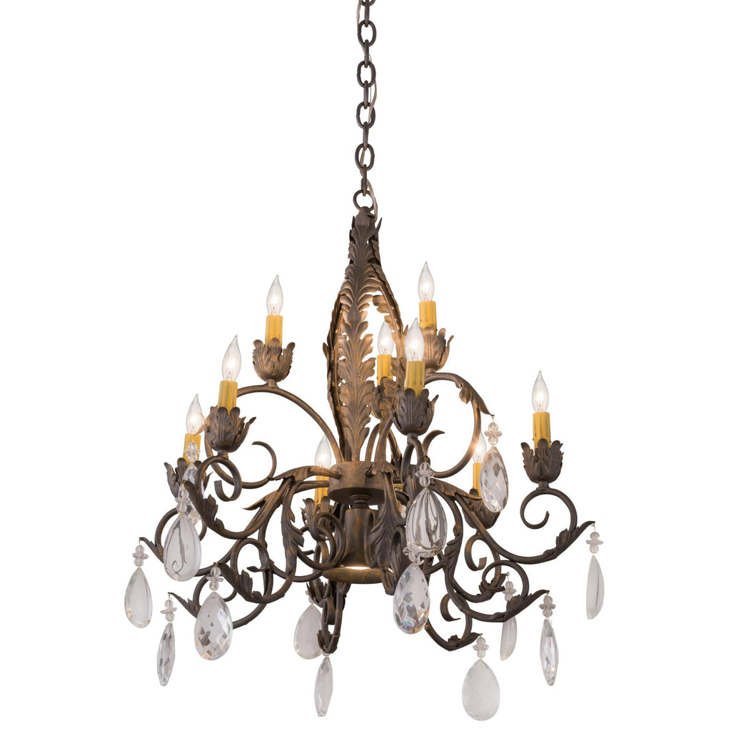 26 Inch 9 Light Chandelier