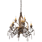 26 Inch 9 Light Chandelier