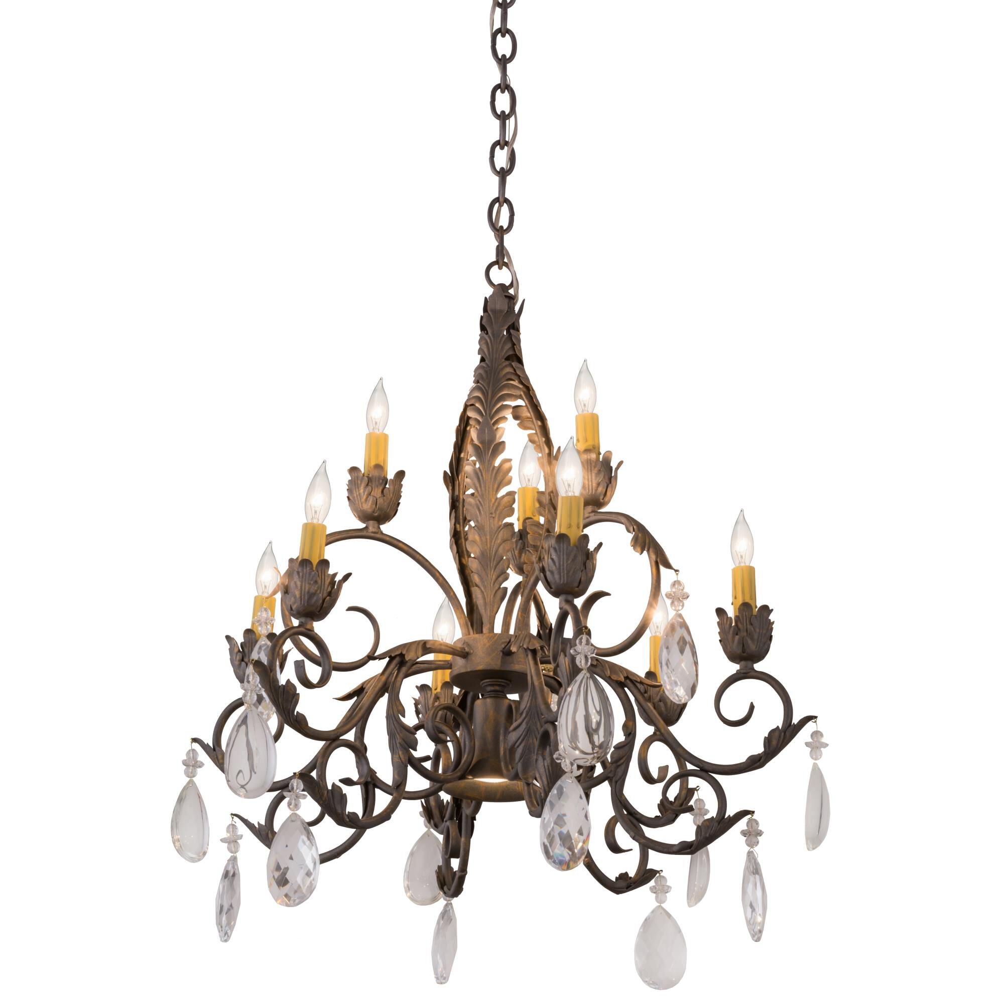 26 Inch 9 Light Chandelier