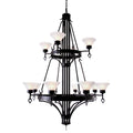 Savino 48 Inch 2 Light Chandelier