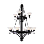 Savino 48 Inch 2 Light Chandelier